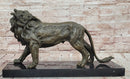 Lion Bronze Sculpture Statue Figure Handmade Art by Antoine Barye