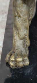 Lion Bronze Sculpture Statue Figure Handmade Art by Antoine Barye