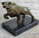 Abstract Geometric Bull Sculpture by Mario Nick