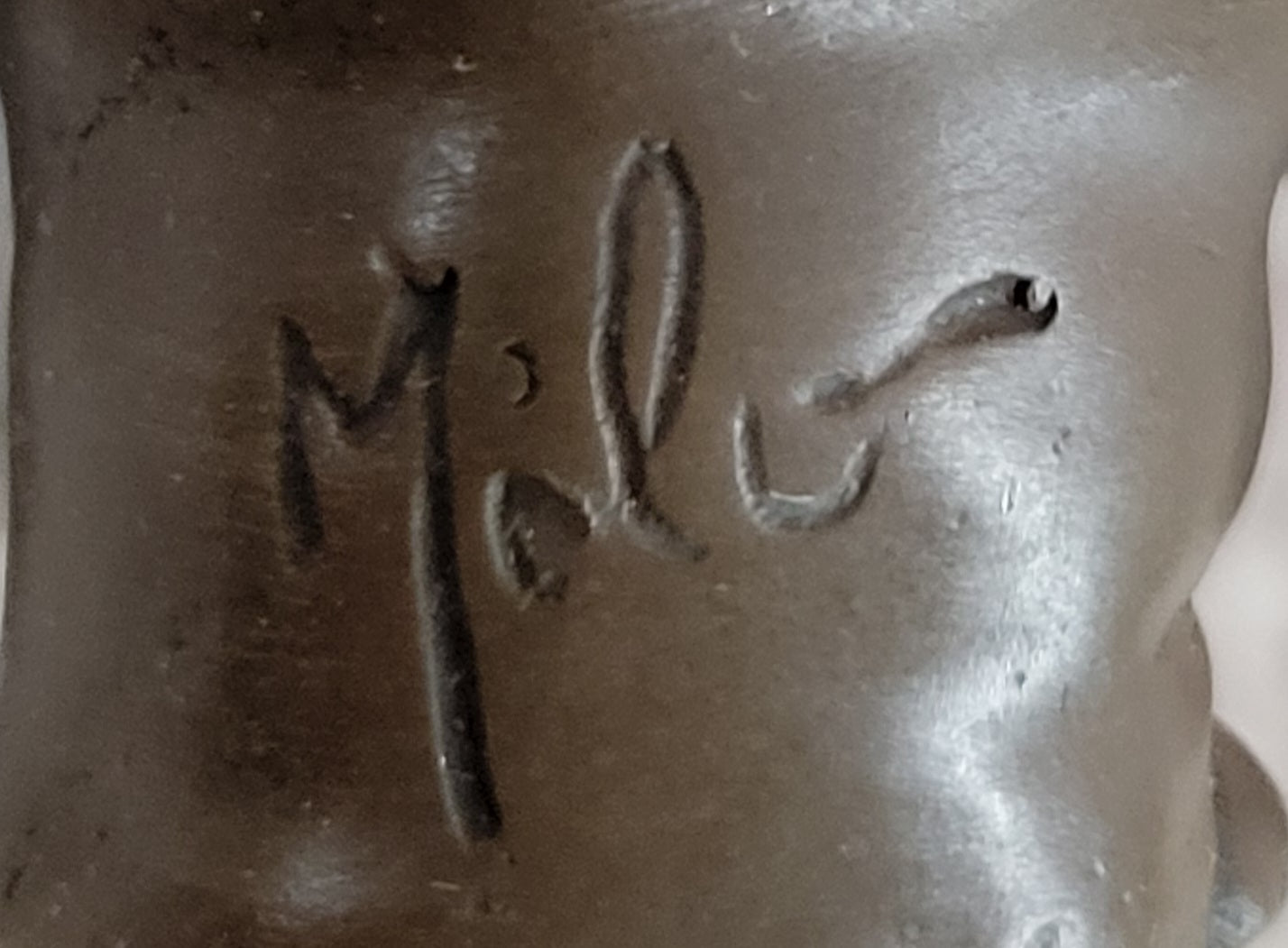 Hand Made Signed Original Milo Hippo Animal Bronze Sculpture Statue
