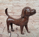 Labrador Chocolate Brown Solid Bronze Abstract Modern Sculpture by Milo