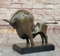 Milo Abstract Bronze Bull – Powerful Modern Statement