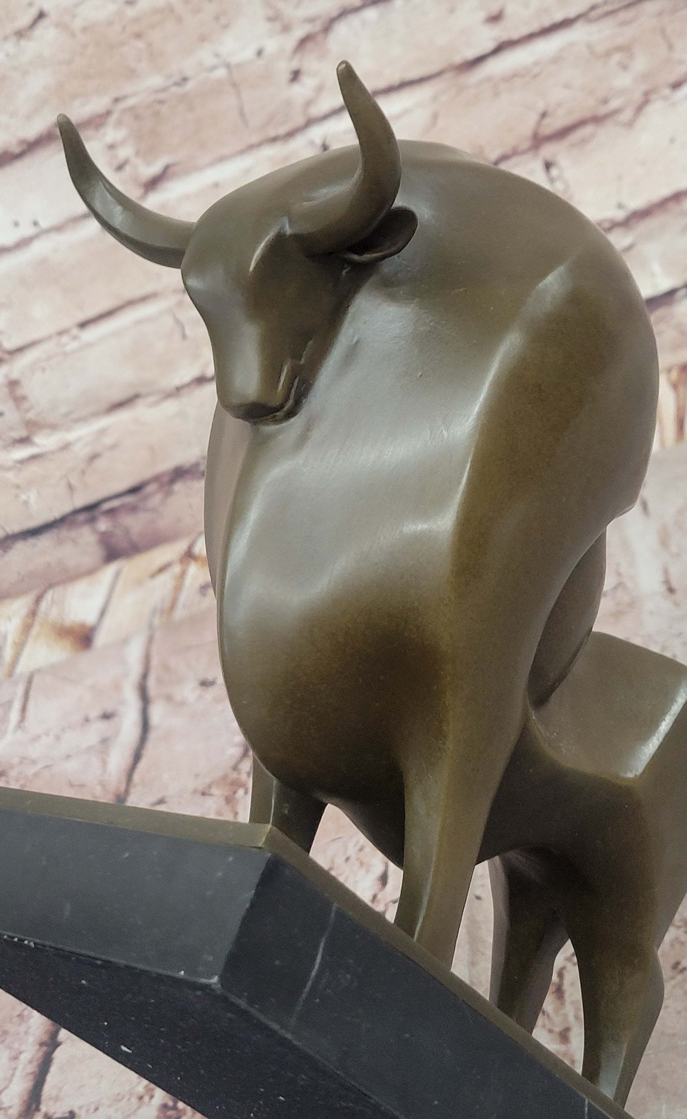 Milo Abstract Bronze Bull – Powerful Modern Statement