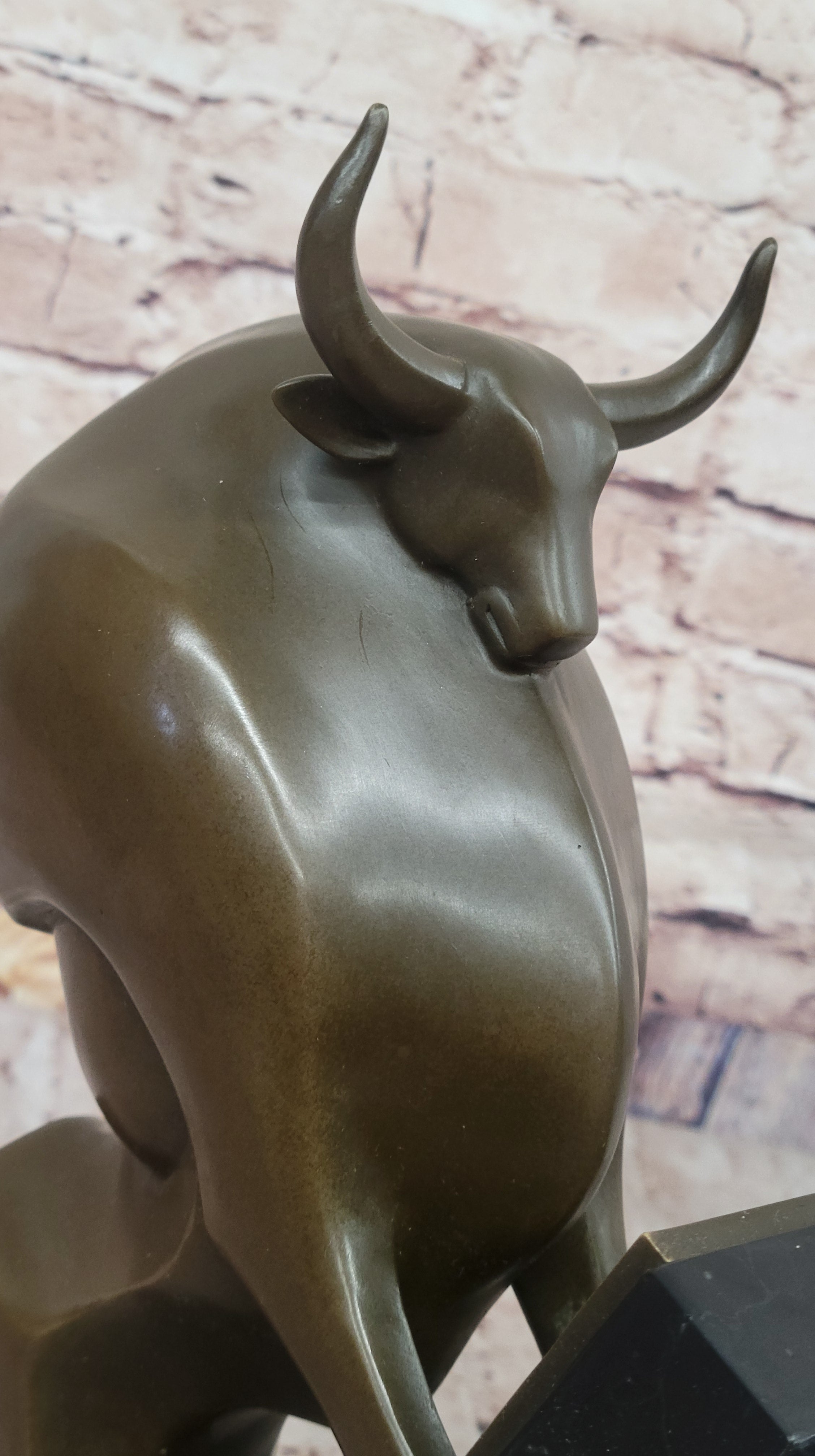 Milo Abstract Bronze Bull – Powerful Modern Statement