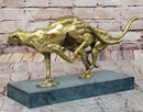 Golden Cheetah Big Cats Duo Running Bronze by Milo