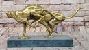 Golden Cheetah Big Cats Duo Running Bronze by Milo