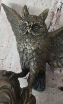 Soaring Bronze Owl by Mario Nick – Wildlife Sculpture