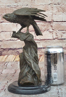 Bronze Hawk Sculpture by Mario Nick – Avian Artwork
