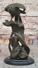 Bronze Hawk Sculpture by Mario Nick – Avian Artwork