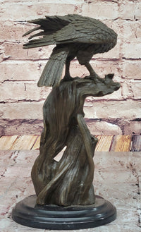 Bronze Hawk Sculpture by Mario Nick – Avian Artwork
