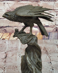 Bronze Hawk Sculpture by Mario Nick – Avian Artwork