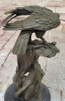 Bronze Hawk Sculpture by Mario Nick – Avian Artwork