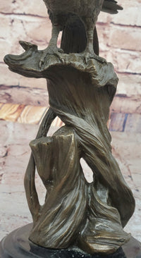 Bronze Hawk Sculpture by Mario Nick – Avian Artwork