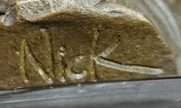 Bronze Hawk Sculpture by Mario Nick – Avian Artwork