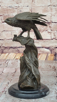 Bronze Hawk Sculpture by Mario Nick – Avian Artwork