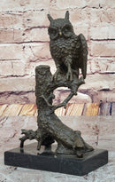 Watchful Bronze Owl by Mario Nick – Wildlife Art