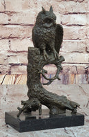Watchful Bronze Owl by Mario Nick – Wildlife Art