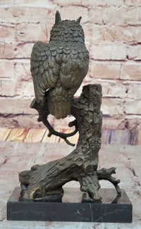Watchful Bronze Owl by Mario Nick – Wildlife Art
