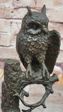 Watchful Bronze Owl by Mario Nick – Wildlife Art