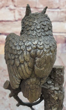 Watchful Bronze Owl by Mario Nick – Wildlife Art