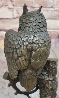 Watchful Bronze Owl by Mario Nick – Wildlife Art