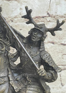 Japanese Samurai Warrior on Horseback Bronze Sculpture