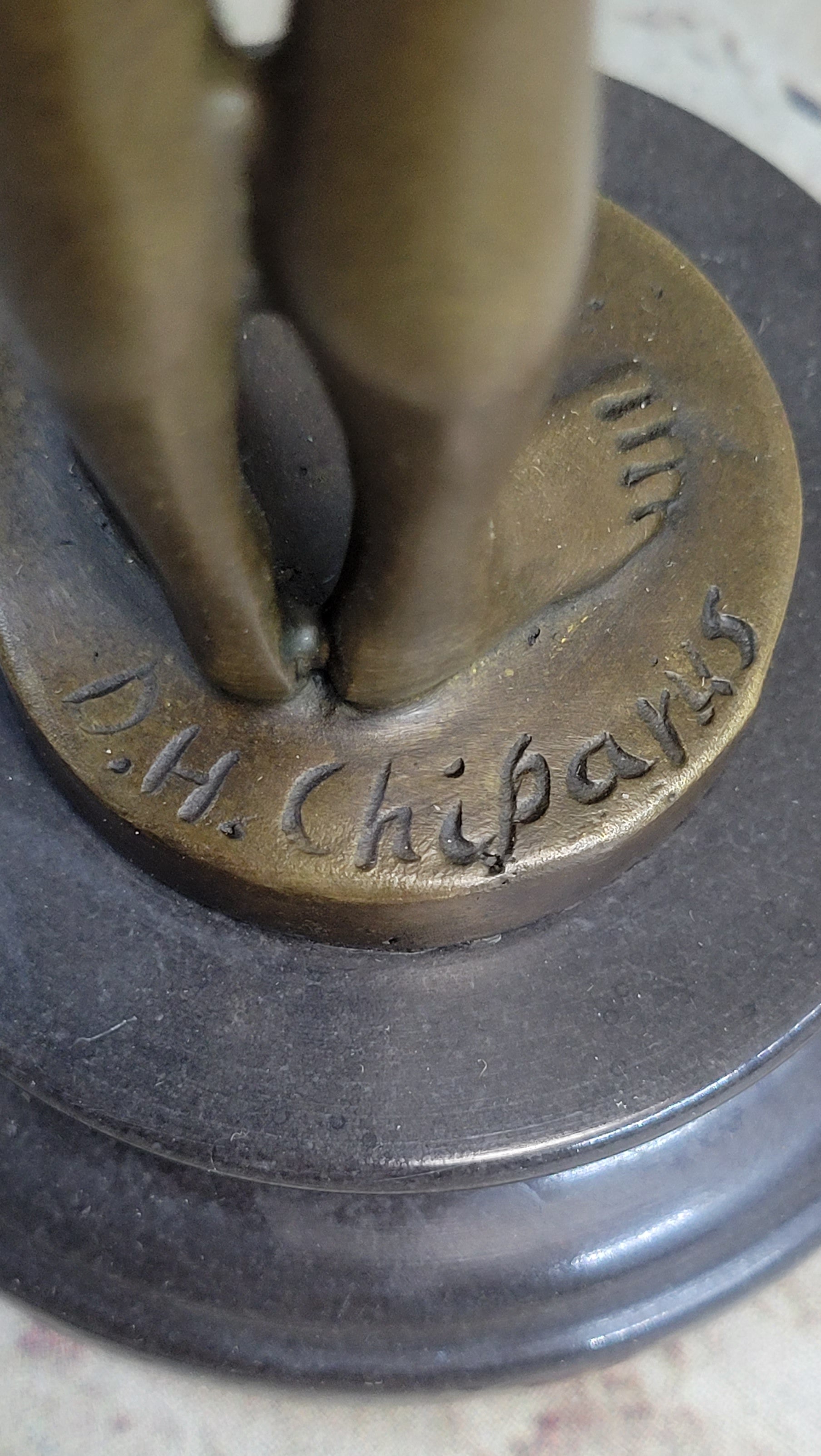 Belly Dancer Chiparus Bronze Sculpture Marble Base