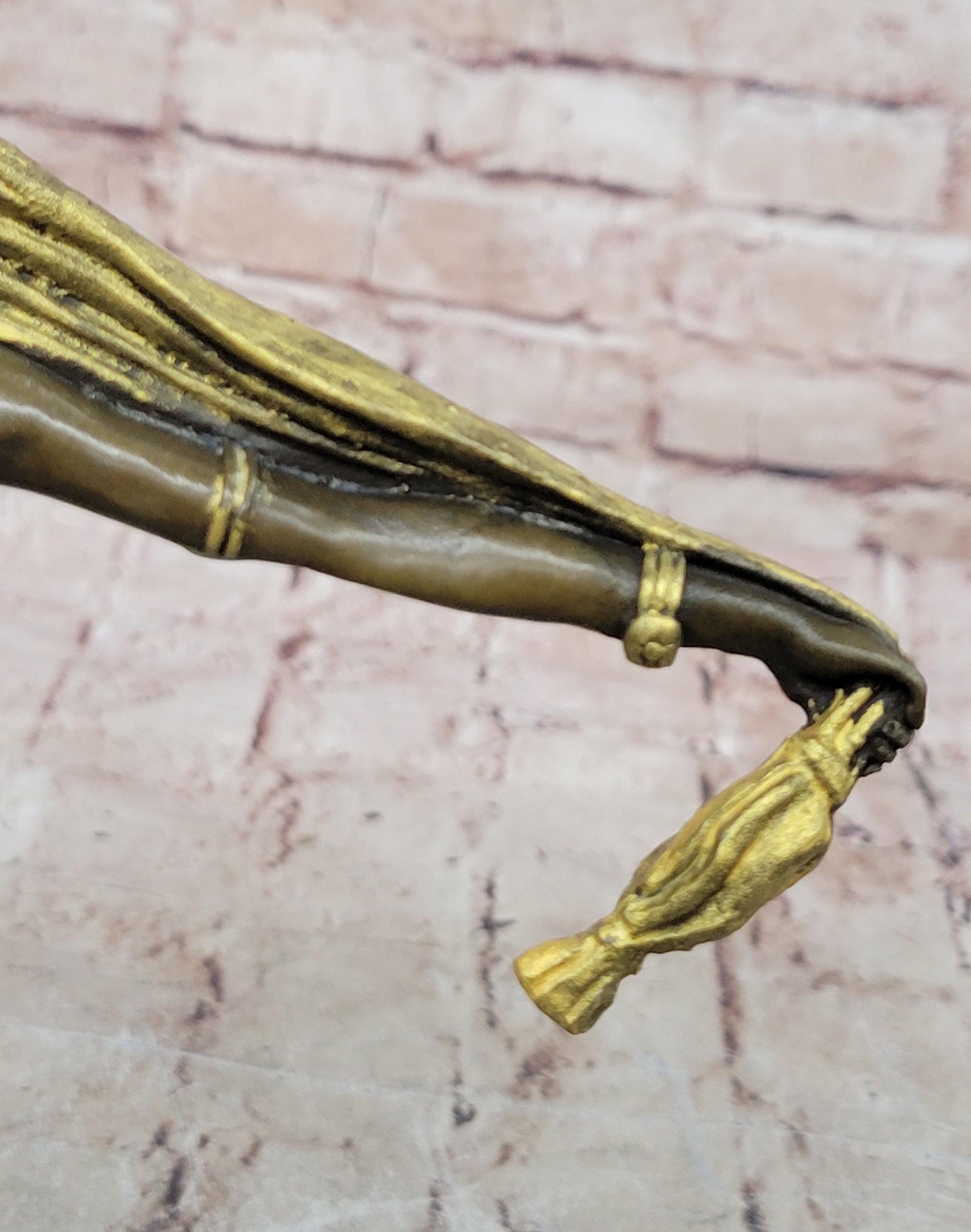 Gilt Bronze Sexy Dancer By D.H Chiparus Gold Patina Bronze Sculpture