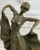 Art Deco Chiparus French Dancer Bronze 15" x 9"