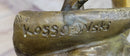 Signed Kossowski Female Violin Player Genuine Bronze Sculpture
