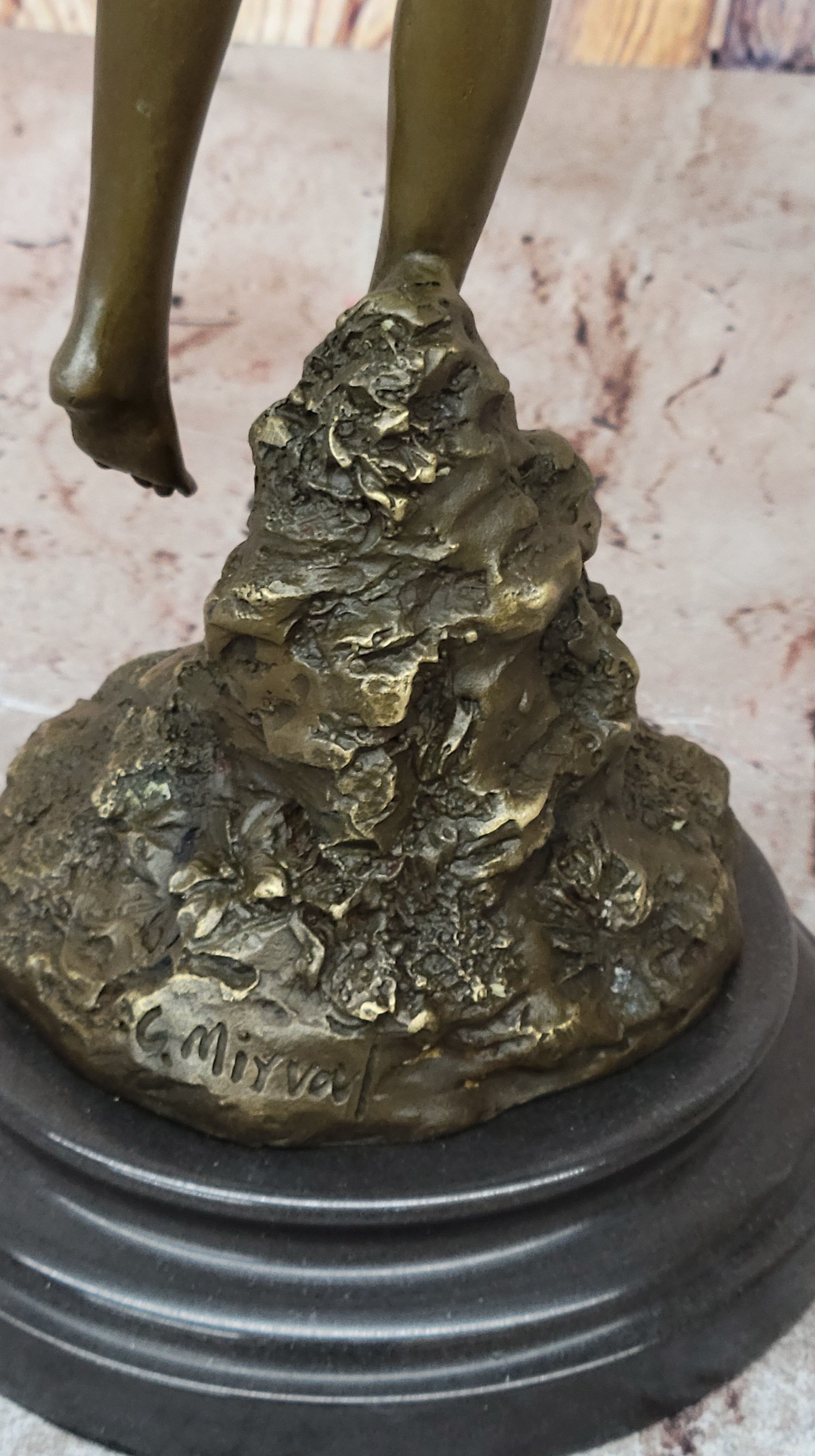Nude Woman Female Hunter Hot Cast Diana Goddess Hunt Moon Bronze Marble Statue