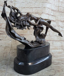 Floating Sexy Nude Woman Abstract Surrealist Figure Art
