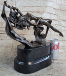 Floating Sexy Nude Woman Abstract Surrealist Figure Art