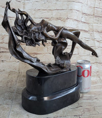 Floating Sexy Nude Woman Abstract Surrealist Figure Art