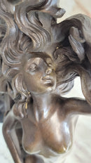 Floating Sexy Nude Woman Abstract Surrealist Figure Art