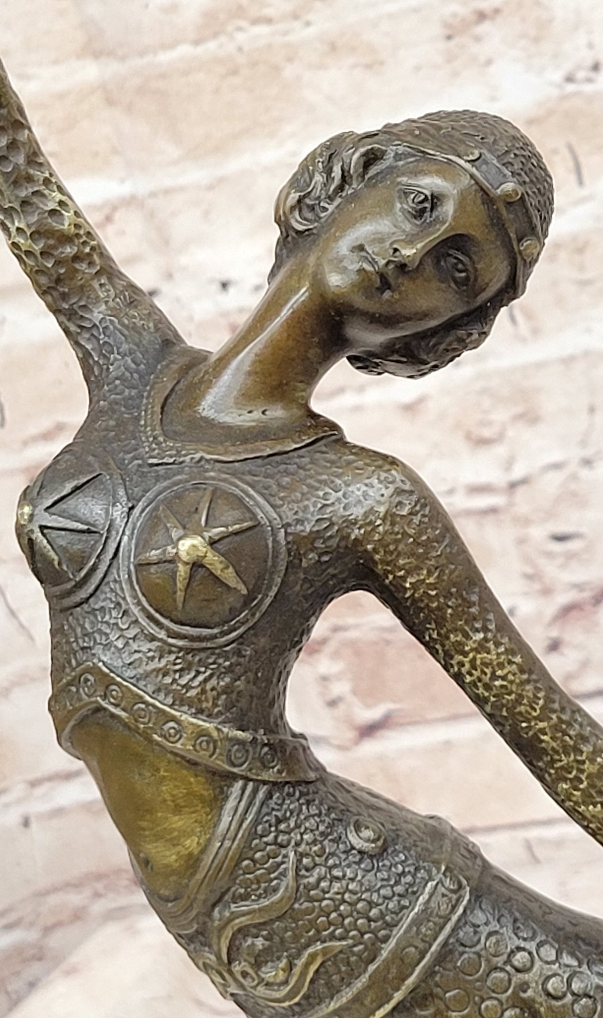 Chiparus Exotic Dancer Bronze Sculpture Marble Base