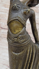 Chiparus Exotic Dancer Bronze Sculpture Marble Base