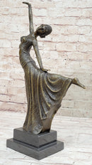 Chiparus Exotic Dancer Bronze Sculpture Marble Base