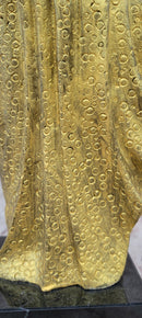 Chiparus Art Deco Bronze Dancer Girl Long Dress Gold Patina