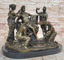 Apollo and The Nymphs Bronze Sculpture Replica by Fisher Classical Mythical Statue
