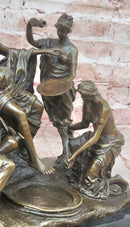 Apollo and The Nymphs Bronze Sculpture Replica by Fisher Classical Mythical Statue