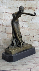 VINTAGE SIGNED BRONZE ART NOUVEAU DECO CHIPARUS STATUE FIGURINE SCULPTURE GIFT