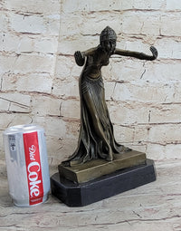 VINTAGE SIGNED BRONZE ART NOUVEAU DECO CHIPARUS STATUE FIGURINE SCULPTURE GIFT