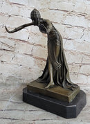VINTAGE SIGNED BRONZE ART NOUVEAU DECO CHIPARUS STATUE FIGURINE SCULPTURE GIFT