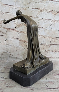 VINTAGE SIGNED BRONZE ART NOUVEAU DECO CHIPARUS STATUE FIGURINE SCULPTURE GIFT