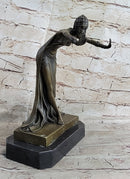VINTAGE SIGNED BRONZE ART NOUVEAU DECO CHIPARUS STATUE FIGURINE SCULPTURE GIFT