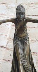 VINTAGE SIGNED BRONZE ART NOUVEAU DECO CHIPARUS STATUE FIGURINE SCULPTURE GIFT