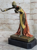 Egyptian Princess by J.R Colinet Genuine Bronze Sculpture