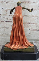 Egyptian Princess by J.R Colinet Genuine Bronze Sculpture