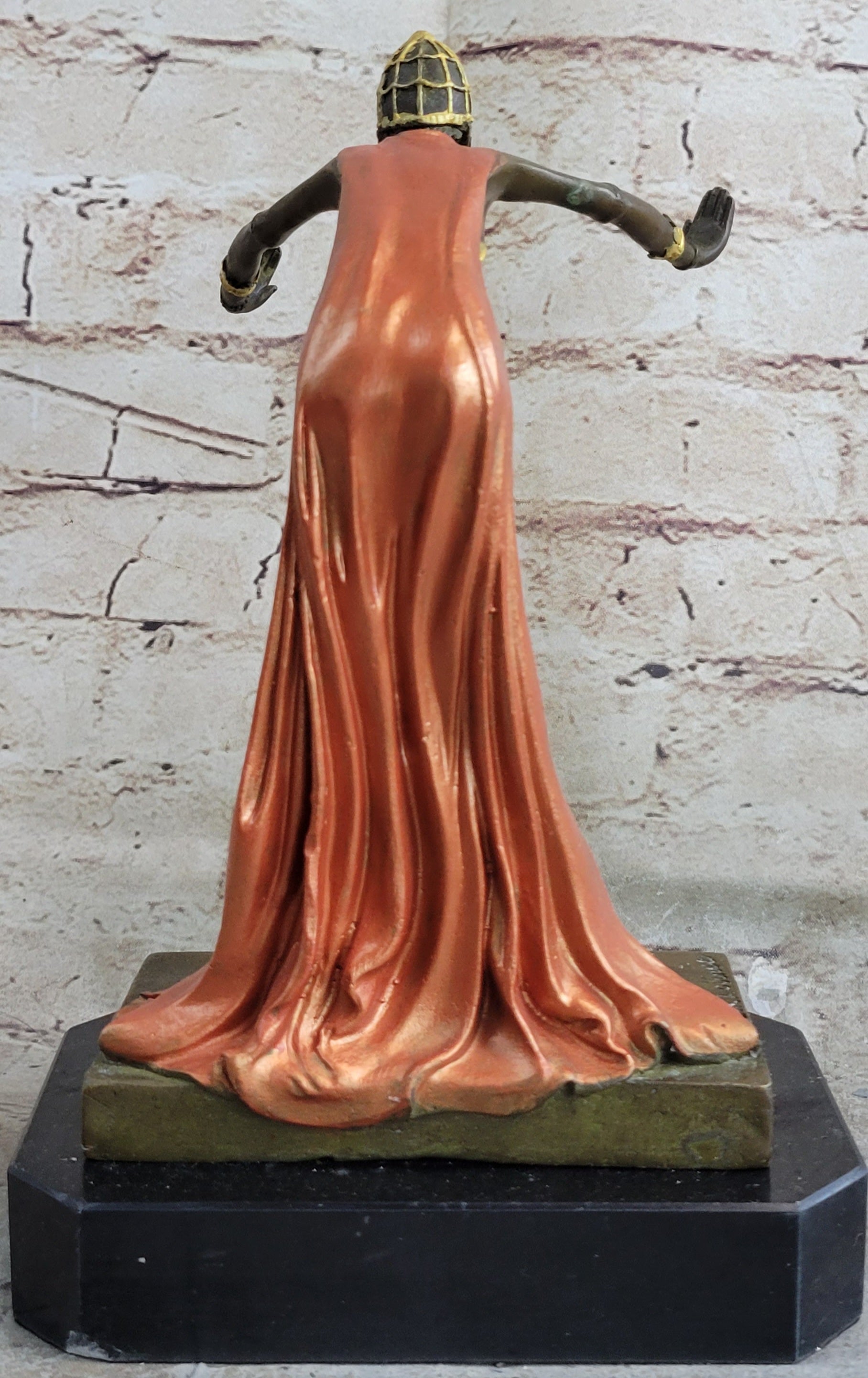 Egyptian Princess by J.R Colinet Genuine Bronze Sculpture